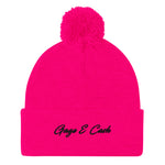 Classic Vibrant Pom-Pom Beanie